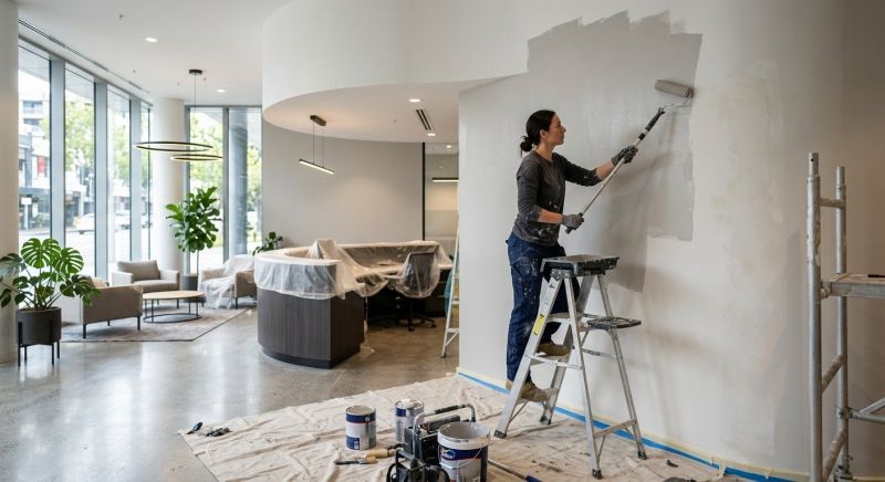 Reception Area Painting in Denver, CO