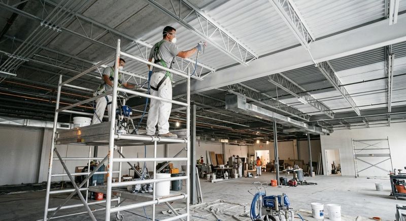 Retail Ceiling Painting in Loveland, CO