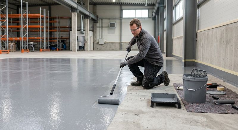 Business Floor Painting in Weatherford, TX