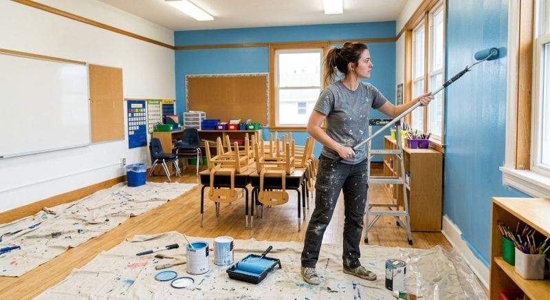 Classroom Painting in Waco, TX