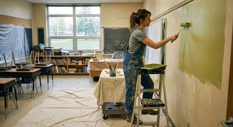 Classroom Painting in Pinellas County, FL