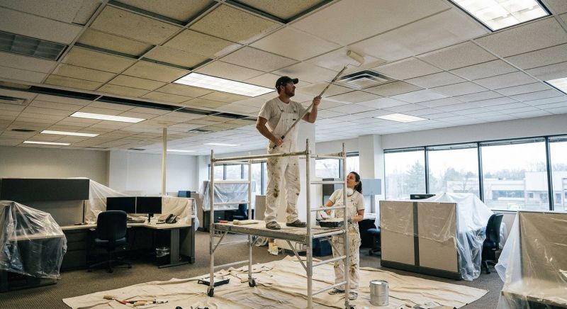 Commercial Ceiling Painting in Loveland, CO