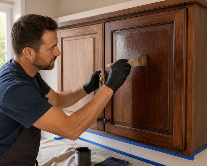 Kitchen Cupboard Refinishing in Muncie, IN