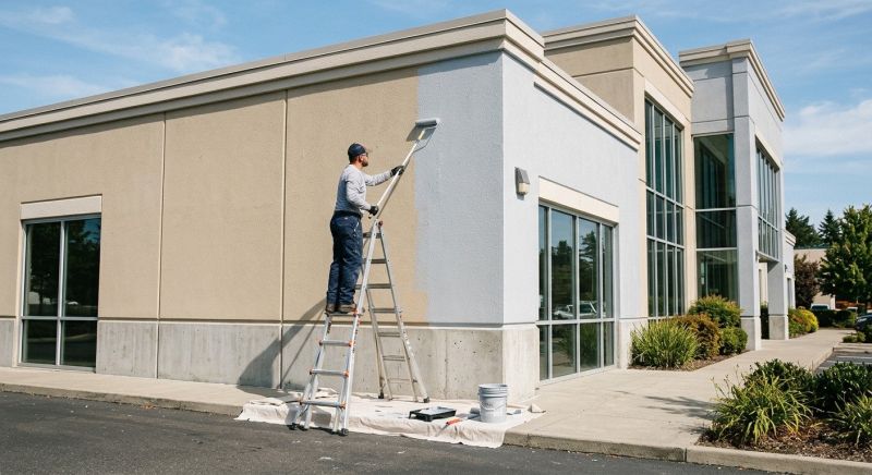 Outdoor Commercial Painting in Boulder, CO