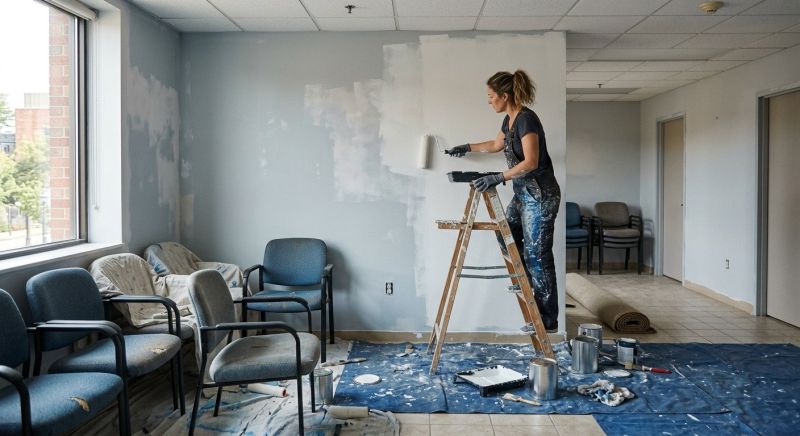 Reception Area Painting in Loveland, CO