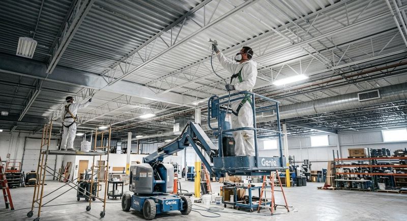 Retail Ceiling Painting in Gilbert, AZ